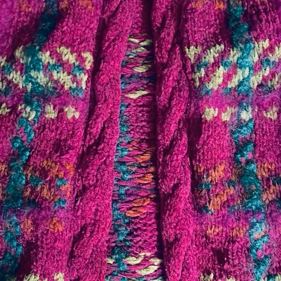 Episode vintage chunky wool blend cardigan size L - Picture 4 of 6